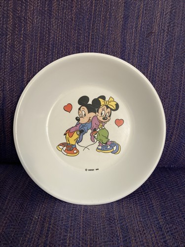 Assiette mickey minnie - mickey, et