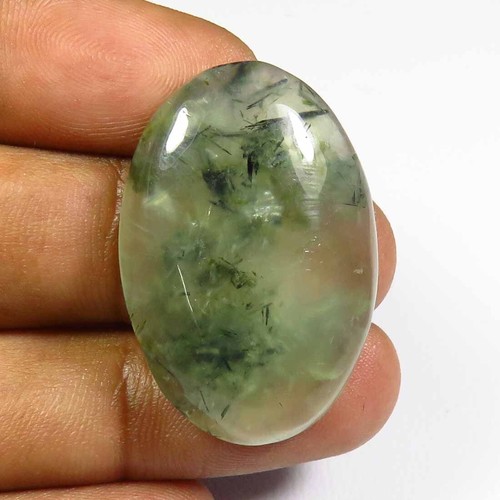Naturel prehnite vert cabochon - prehnite,