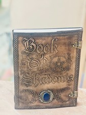 Journal ancien en cuir, carnet