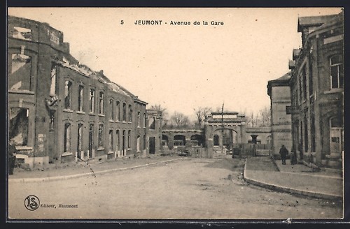 Cpa jeumont avenue la - cpa, jeumont,