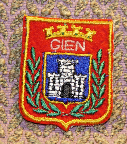 Ancien écusson coudre - ancien, à