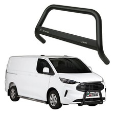 Pare Buffle Noir Protection Avant Pour Ford Transit / Tourneo Custom Depuis 2024