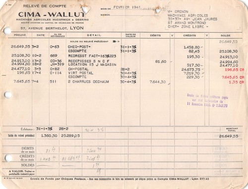 1941 cima wallut - a, lyon