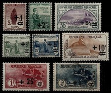 L'ANNÉE 1922 Complète, Neufs ** = Cote 550 € / Lot Timbres France n°162 à 169