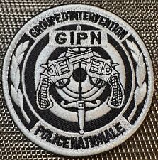ECUSSON PATCH GIPN GROUPÉ D’INTERVENTION POLICE NATIONALE (ÉCU 75)