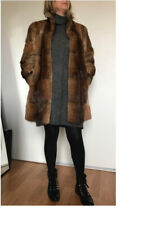 Veste mi-longue en véritable fourrure de vison Sprung Frères Taille L