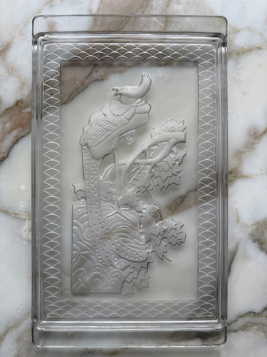 Plateau lalique non signé - ,