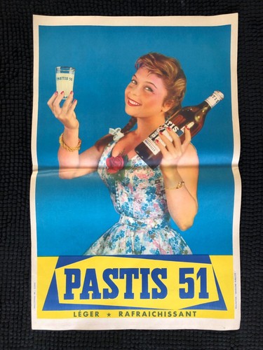 Affiche ancienne pastis des - affiche,