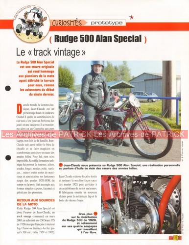 Rudge 500 alan special - 500,