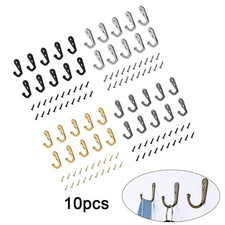 10 x hameçons de manteau