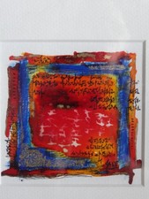 Technique mixte signée Marie