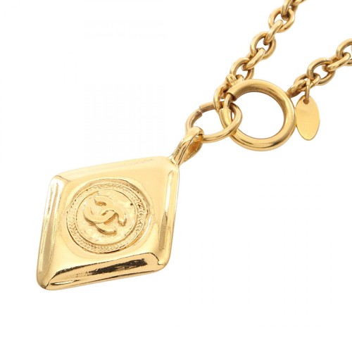 Collier long pendentif marque
