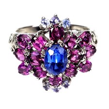 925 Bague en Argent Ovale