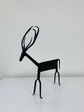 Sculpture antilope fer forgé