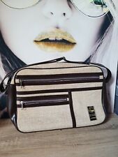 ANCIEN SAC DE VOYAGE SACOCHE TRANSAIR Sabéna COMPAGNIE INTERNATIONALE VINTAGE