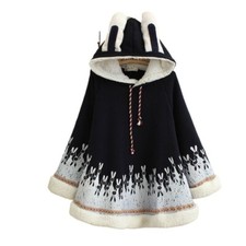 UK Femme Fille Épais Manteau