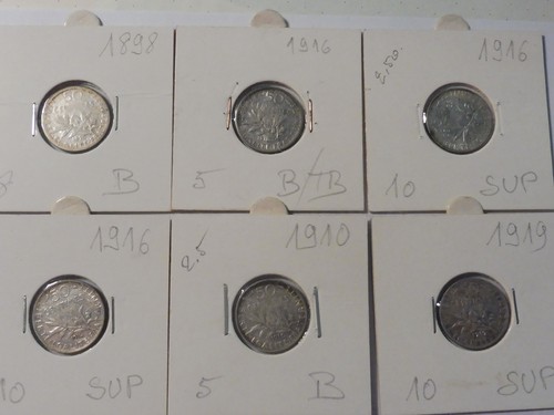 Lot monnaie argent - argent,