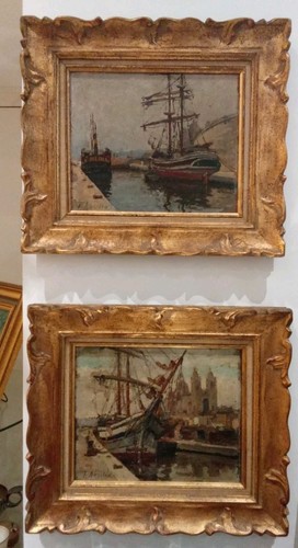 Paire tableaux anciens - de,
