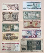 Banknotes World 🌎 #lot 10 Billets Monde #ref:58