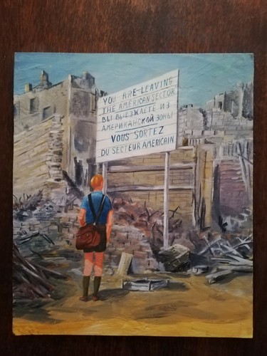 Tableau berlin ruine ww2 - berlin,