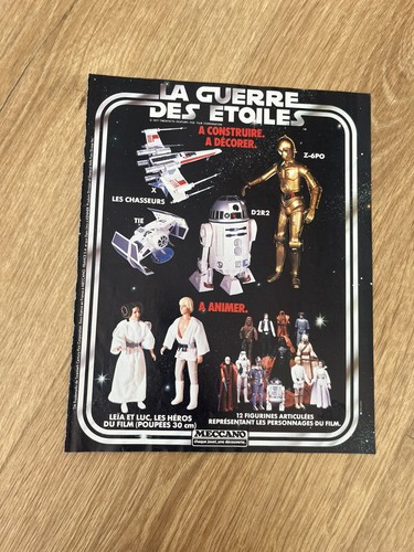 Publicite rare 1978 star wars - rare,