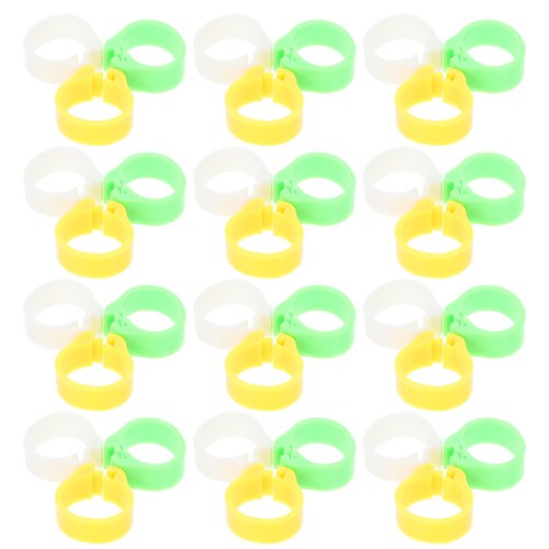 300 pcs bague oiseau anneaux - 300,