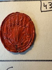 SCEAU CACHET  DE  CIRE  DU