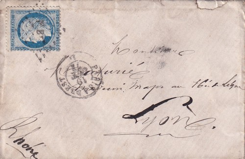 Lettre classique oct 1878 - classique,