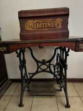  machine à coudre à main Gritzner années 1930 en état de marche+pièces de rechan