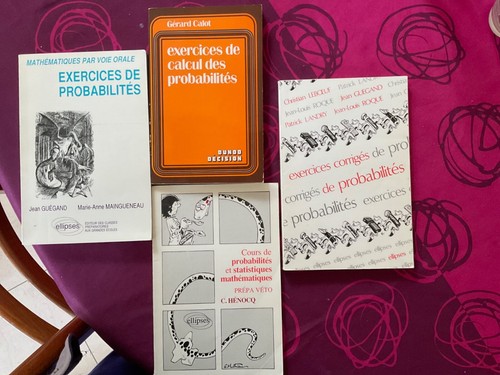 Lot quatre livres - de,