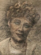 Peinture Huile Et Crayon
