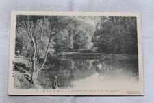 Cpa 1903, à Champigny, berge de la rive gauche, pêche, Val de Marne 94