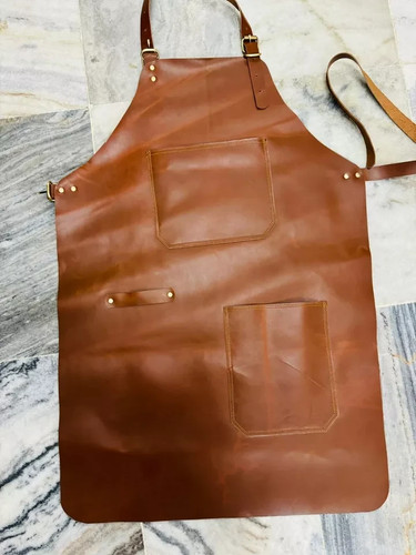 Tablier cuir barbecue - , boucher