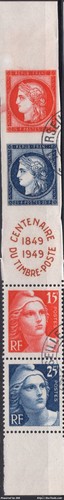 France centenaire timbre - du,