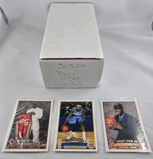 2003-04 Topps NBA Basketball Baseset COMPLET 1-249 Lebron James Carmelo Wade RC