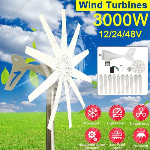 Kit éolienne 3000w - éolienne, 12v