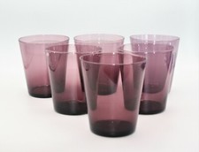 6 Gobelets en, verre Guy Degrenne collection Mambo