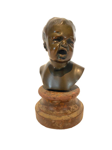 Bronze miniature sujet - sujet, buste