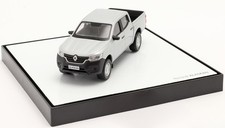 NOREV, RENAULT Alaskan double cabine pick-up 4x4 2018 gris boite constructeur...