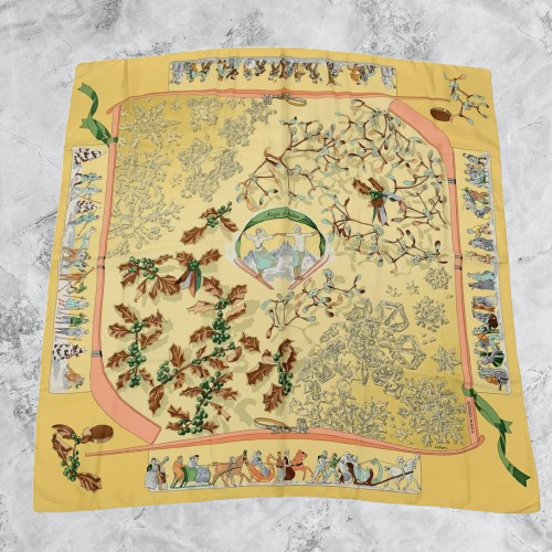 Hermes carre neige - neige, d'antan
