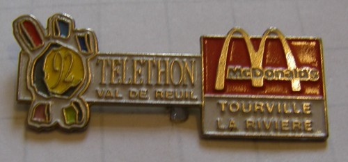 Pin mcdonald 1992 telethon - pin,