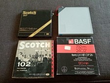 lot 4 Bandes son Magnetique Philips/scotch/basf vintage