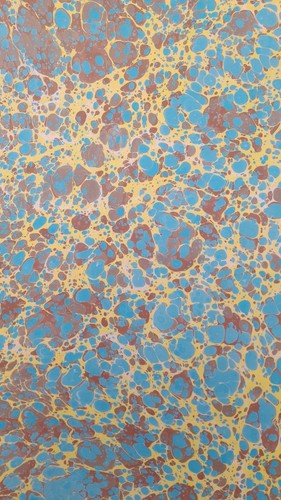 Papier marbré cuve de - la,