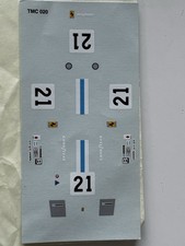 DÉCALCOMANIE  1/43 Ferrari 365 GTB/4 #21 Nart 24 Heures Daytona 1973