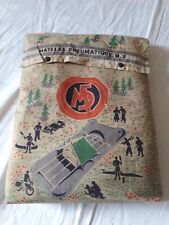Ancien matelas pneumatique M5 matelas gonflable M5 + housse ANNEES 40 50 Camping