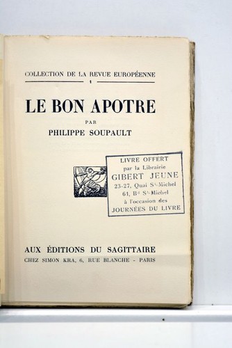 Livre ancien soupault bon - soupault, le
