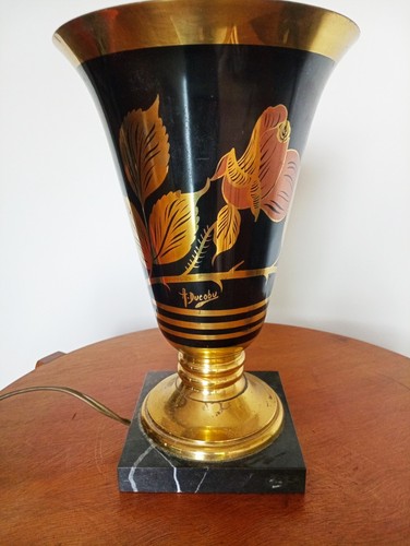 Lampe art déco 1940 - de, signé