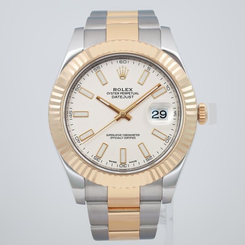 Rolex datejust 18k jaune - rolex,
