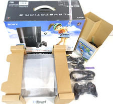 NOUVEAU Sony PlayStation 3 PS3 CECHA00 60Go Premier Modèle Noir Console Début...