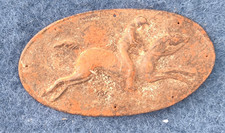 Plaque tôle fine cavalier en